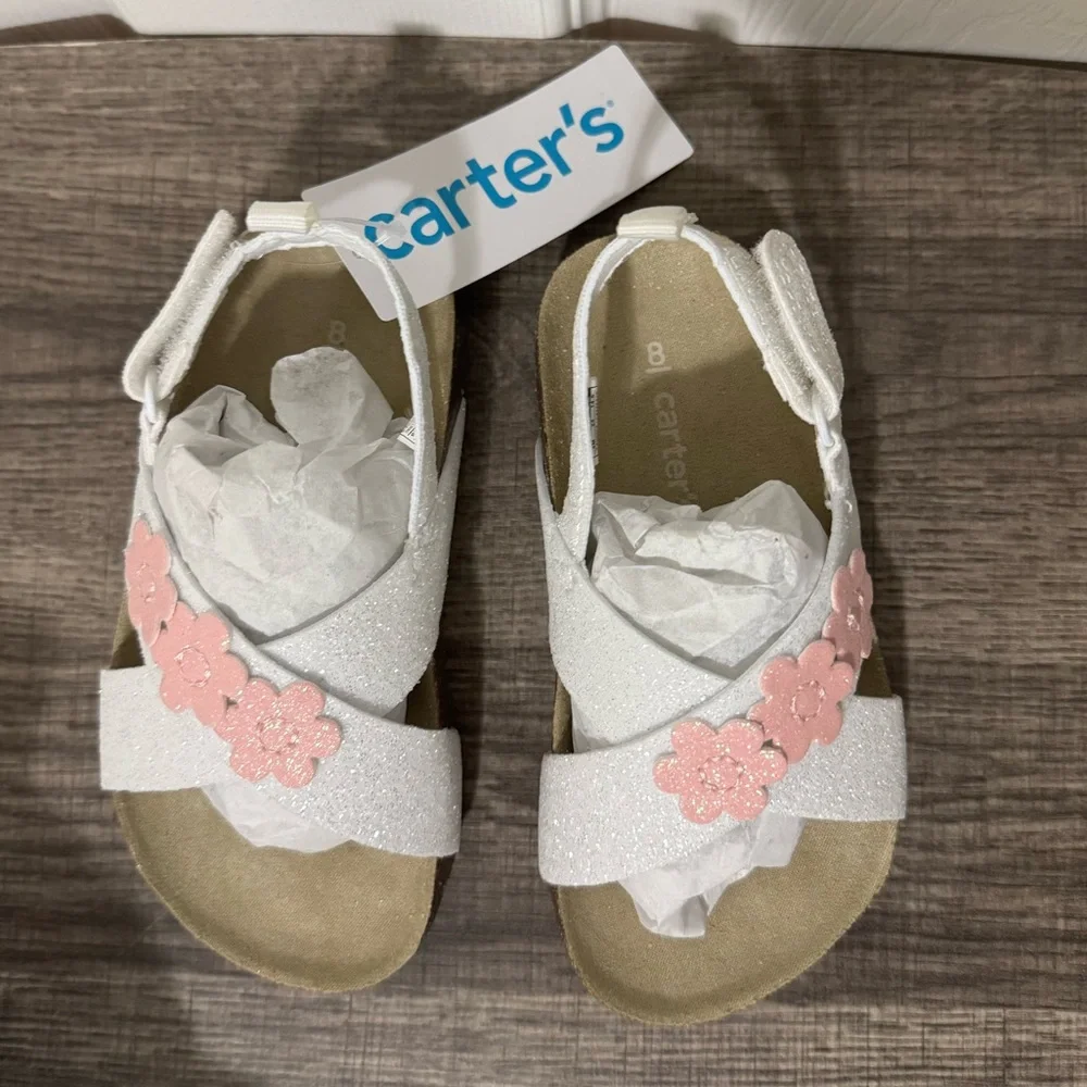 NWT Carter’s Candice Toddler Sandals Size 8